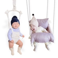 LaLabi 2-in-1 Swing Jumper Baby Jumperoo Swing Bouncer – Indoor Exerciser with Cushion for Infant To