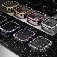 Diamond bling bling watch Case For Apple iwatch 7 Accessories Bling Bumper Protector Cover all Appl* series