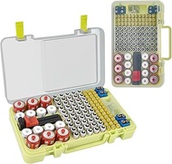 Battery Organizer Storage Case with Tester Checker. Batteries Holder Box Container for 120+ AA AAA 9