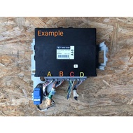 (Daihatsu) Ecu 4 Socket - Soket ecu (gray) Avy L150 L250 3SZ K3 Storia Yrv Passo Sette Efdet,Jbdet, 