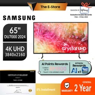 (Delivery for Penang ONLY) Samsung 65" DU7000 4K UHD Smart AI TV (2024) | UA65DU7000KXXM UA65CU7000K