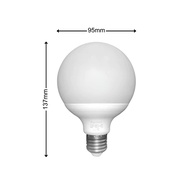 SUNSHINE LED Globe Bulb 13W E27 Light Bulbs 3000K/Dycorra LED Globe Bulb G95 E27 12W Light Bulbs 300