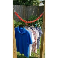 heavy duty clothesline 3meter, plastic chain, 8mm makapal, walang dugtong, hindi basta napuputol