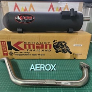 ท่อผ่าหมก Aerox แบรนด์ Kman มี มอก. ใช้ได้ตั่งแต่ปีแรก-ปี20