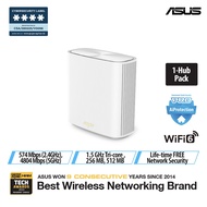 ASUS ZenWiFi XD6 AX5400 White Dual-Band Mesh WiFi 6 System – Coverage up to 5,400 Sqft, Parental Con