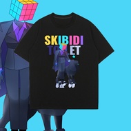(H O Clothing) SKIBIDI MOTIF TOILET T-Shirt Printed Pattern NO Shrinkage Or Fading Cotton 1 S-5XL NO