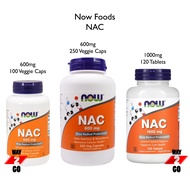 ❖✅READY STOCK✅ Now Foods, NAC, 600 mg, 100  250 Veg Capsules and 1000mg 120 tablets♫