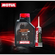 COMBO SCOOTER OIL MOTUL SCOOTER POWER LE 4T 5W40 + MOTUL SCOOTER GEAR 80W90 120ML