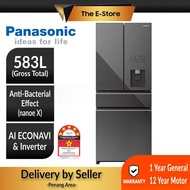 (Delivery for Penang ONLY) Panasonic 583L PRIME+ Edition Premium 4-Door Refrigerator  NR-YW590YMMM (Fridge Peti Ais Peti Sejuk 电冰箱 NR-YW590 NR-YW590YM)
