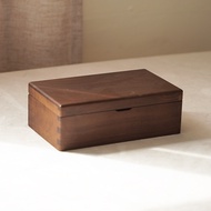 Black Walnut Solid Wood Gold Dedicated Storage Box Gold Bar Gold Bean Storage Box Wooden Retro Small