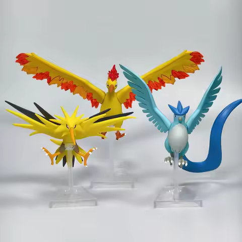 New Pocket Monster Lightning Flame Frozen Bird World Pok É Mon Three Holy Birds Phoenix King Flame B
