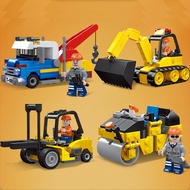 Jiexing 51014 is compatible with LEGO boy engineer杰星51014兼容乐高男孩工程车推土吊车挖掘机儿童拼装小积木玩具njh1.19