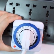 16 Amp Mechanical Timer Socket with 24 Hour Programmable Settings for Indoor Use