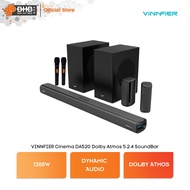 Vinnfier Hyperbar VF Cinema DA520 1300W Dolby Atmos 5.2.2 Soundbar Bluetooth Karaoke System Speaker 