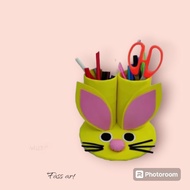 Cute AND CUTE PENCIL HOLDER VASE FROM FLANEL FABRIC