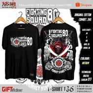 Ikspi 2025 fashion T-s Fighting Squad 80 Tshirt / BajuMicrofiberJersi