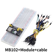 1 cái 3.3V/5V MB102 Breadboard mô-đun điện + MB-102 830 điểm nguyên mẫu thớt cắt bánh mì cho Arduino