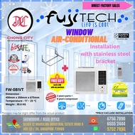 WINDOW AIRCON [FUJITECH] [FW-08IVT] [With installation]