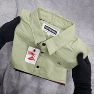 KEMEJA Giordano men's slim fit shirt / Giordano men's white long sleeve shirt