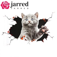 JARRED Simulation Cats Car Sticker, 3D Cat Universal Car 3D Cat Stickers, Car Accessories PVC Waterp