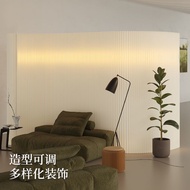 Screen Partition Wall Luminous Office Partition Fake Wall Household Bedroom New Simple Foldable Warm