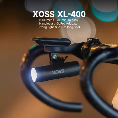 XOSS XL400/XL800 Bike Headlight 400/800 Lumen USB Rechargeable Road MTB Front Lamp Bicycle Light Alu