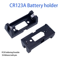 CR123A battery holder 16340 battery box LIR123A battery holder single cell battery PCB with pins