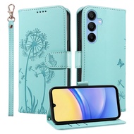 Ốp điện thoại cho Samsung mới Galaxy A56 A36 A26 A06 A16 5g vỏ Ốp Nắp gập Có Khe Cắm Thẻ Ví da từ tí