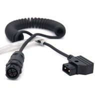 Power Coiled Cable D-tap to DC Cable for Aputure LS 60d/x(4Pin)