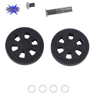 Black Luggage Wheels Suitcase Replacement Wheels Luggage Double Wheel