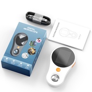 Aideepen 500x มือถือกล้องจุลทรรศน์ดิจิทัลมือถือ370แบบตายตัวกล้องจุลทรรศน์ขยายแว่นขยายอิเล็กทรอนิกส์