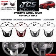 TCS PERODUA TRAZ CAR STEERING WHEEL COVER ACCESSORIES