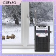 [Cilify.sg] Outdoor Radio Telescopic Antenna Stereo Radio AM/FM Pocket Radio for Indoor Home