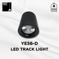 YETPlus YE56-D Track Light LED 18W Aluminium Surface Mounted Black Round Spotlight Spot Sportlight L