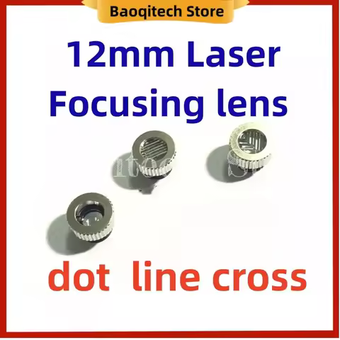 1 2 5 10 pcs Laser focusing lens 12mm laser module conversion lens M9 straight line cross line dot r