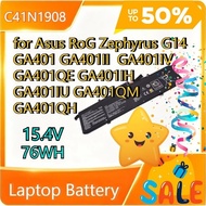 C41N1908 0B200-03610000 Laptop Battery for Asus RoG Zephyrus G14 GA401 GA401II  GA401IV GA401QE GA40