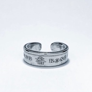 香港大一元硬幣開口戒指