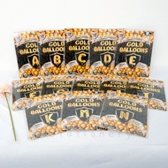 SON Balloon Gold Letters Character ABCDEFGH