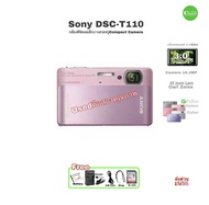 Sony Cyber-Shot DSC-T110 Digital Camera  กล้องคอมแพค 16.1MP Ultra Compact Slim Slide lens Cover Used