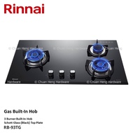 Rinnai RB-93TG 3 Burner Built-In Glass Hob