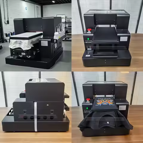 A3 A4 Small T-shirt DTG DTF Hoodie DI Clothes Automatic Printing Flat UV Printing Machine Textile Cl