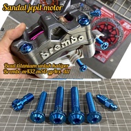 TITANIUM BOLT FOR BREMBO CALIPER M432 M50 GP4RX M7 STAYLEMA TITANIUM BOLT CALIPER BRACKET TITANIUM B
