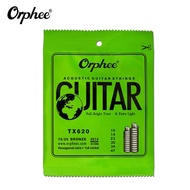 【Trusted】 Orphee 6pcs Electric Guitar String Set Guitar Strings Replacement for Electric Acoustic Fo