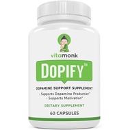 VitaMonk Dopamine Supplements - Dopamine Brain Food with Mucuna Pruriens