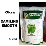 ◑Okra Seeds Camiling Smooth 1Kilo Condor