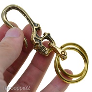 [lacooppiabcMY] Solid Brass Hook Motor Jean Pant Biker Wallet Key Chain