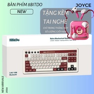 8BitDo Retro Mechanical Keyboard with Bluetooth/2.4G/USB-C, Hot Swap, Aluminum Plate