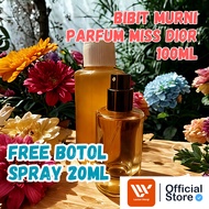 COD BIBIT PARFUM MURNI BLACK OPIUM 100ML ORIGINAL I TANPA CAMPURAN PLUS FREE BOTOL 20 ML SPRAY