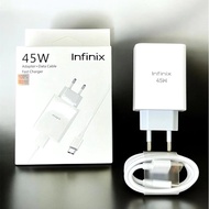 INFINIX USB TYPE C CHARGER 45W - 90W FAST CHARGING (ADAPTOR + TYPE C CABLE)