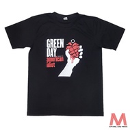 H Green Day American Idiot Rockband Rock Band T-Shirt เสื้อยืดคอกลมผ้าฝ้าย